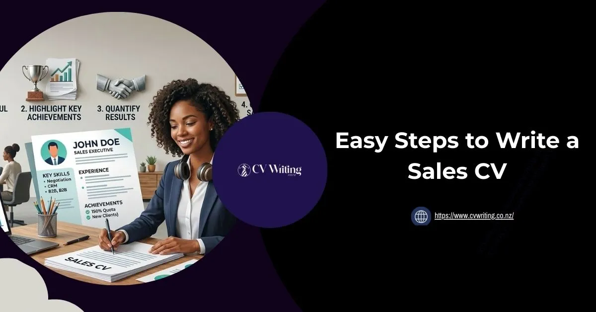 steps to write a sales CV