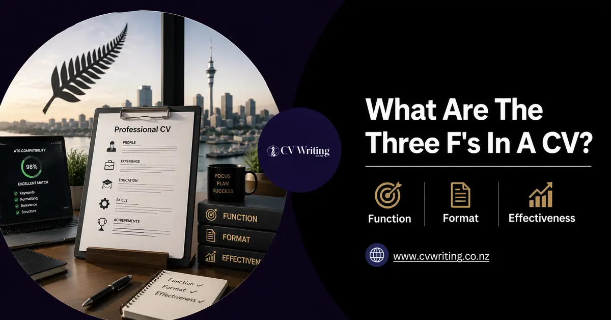 three F's in a CV